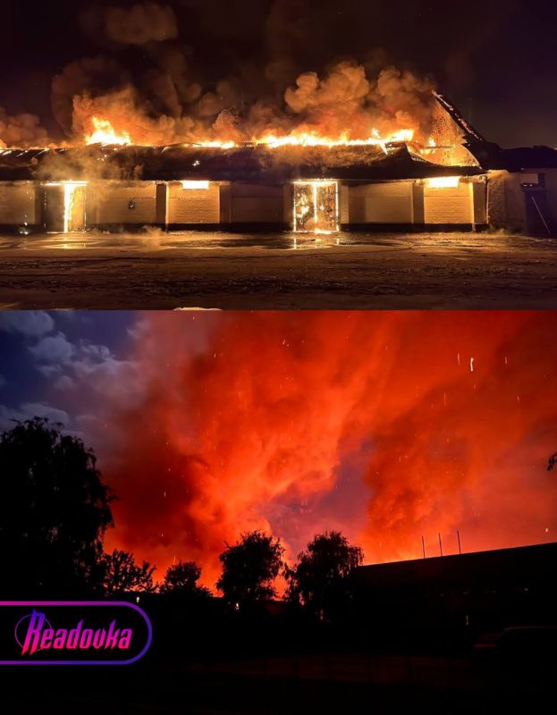 Кадры последствий ночных ударов русской армии по Умани — поражены промышленные объекты противника