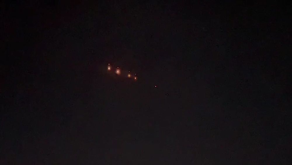 Кадры поражения очередного А-50 ВКС России, упавшего возле хутора Трудовая Армения в Каневском районе Краснодарского края