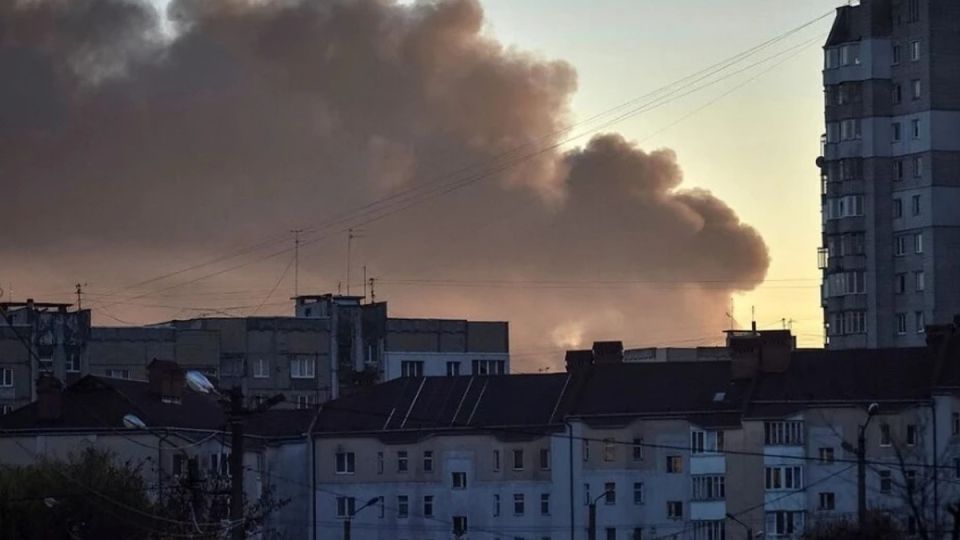 В городе Николаев произошел взрыв