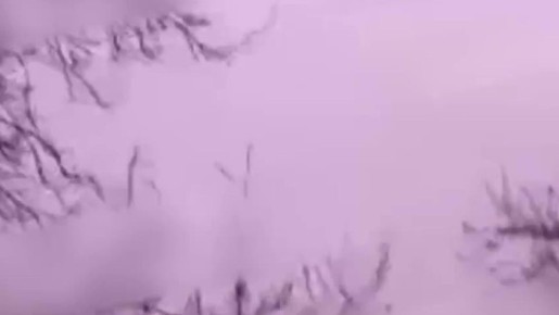 Видео пролета ракеты в Черкасской области