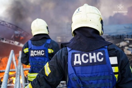 На окраине Черкасс прогремел взрыв